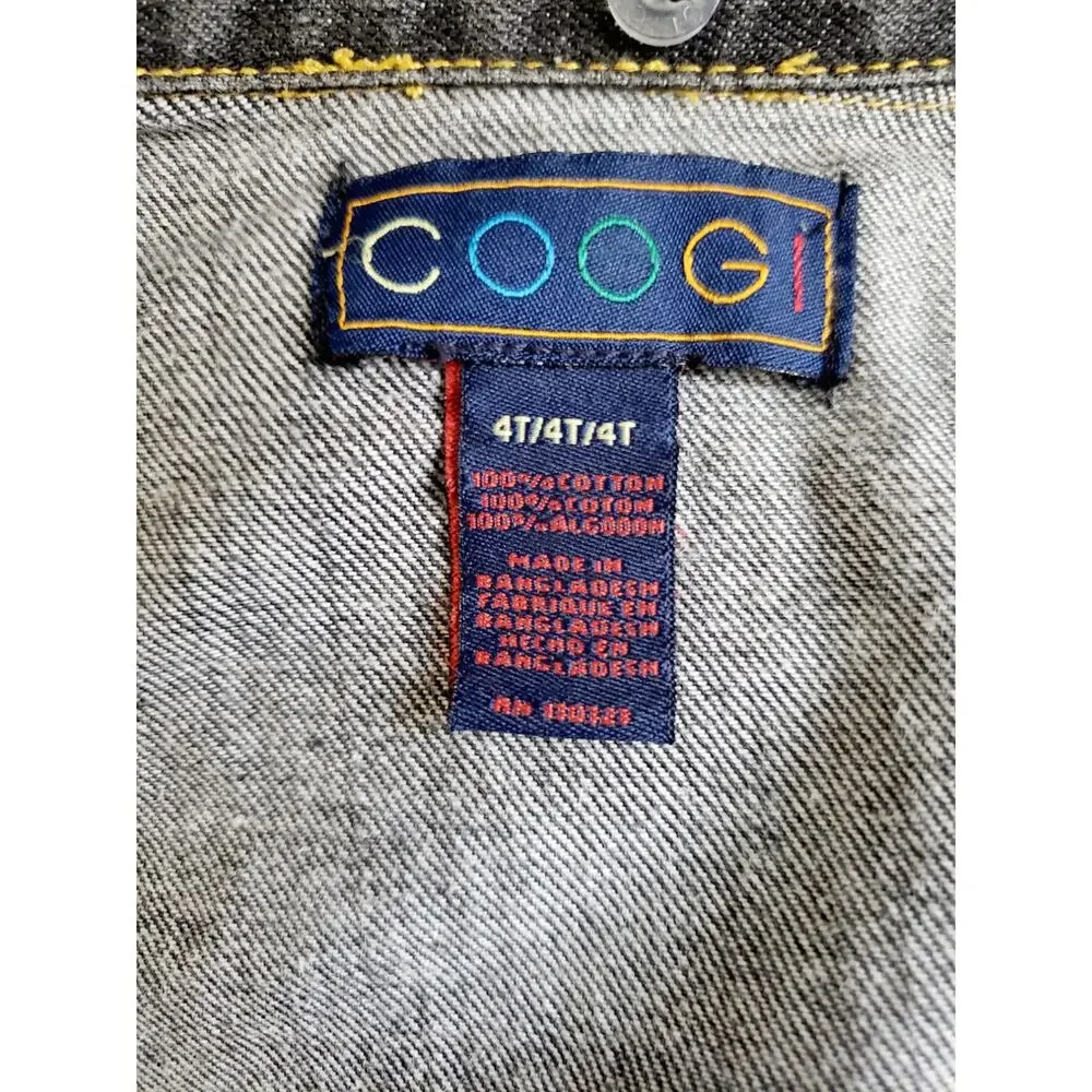 COOGI Toddler Denim Jacket Size 4T